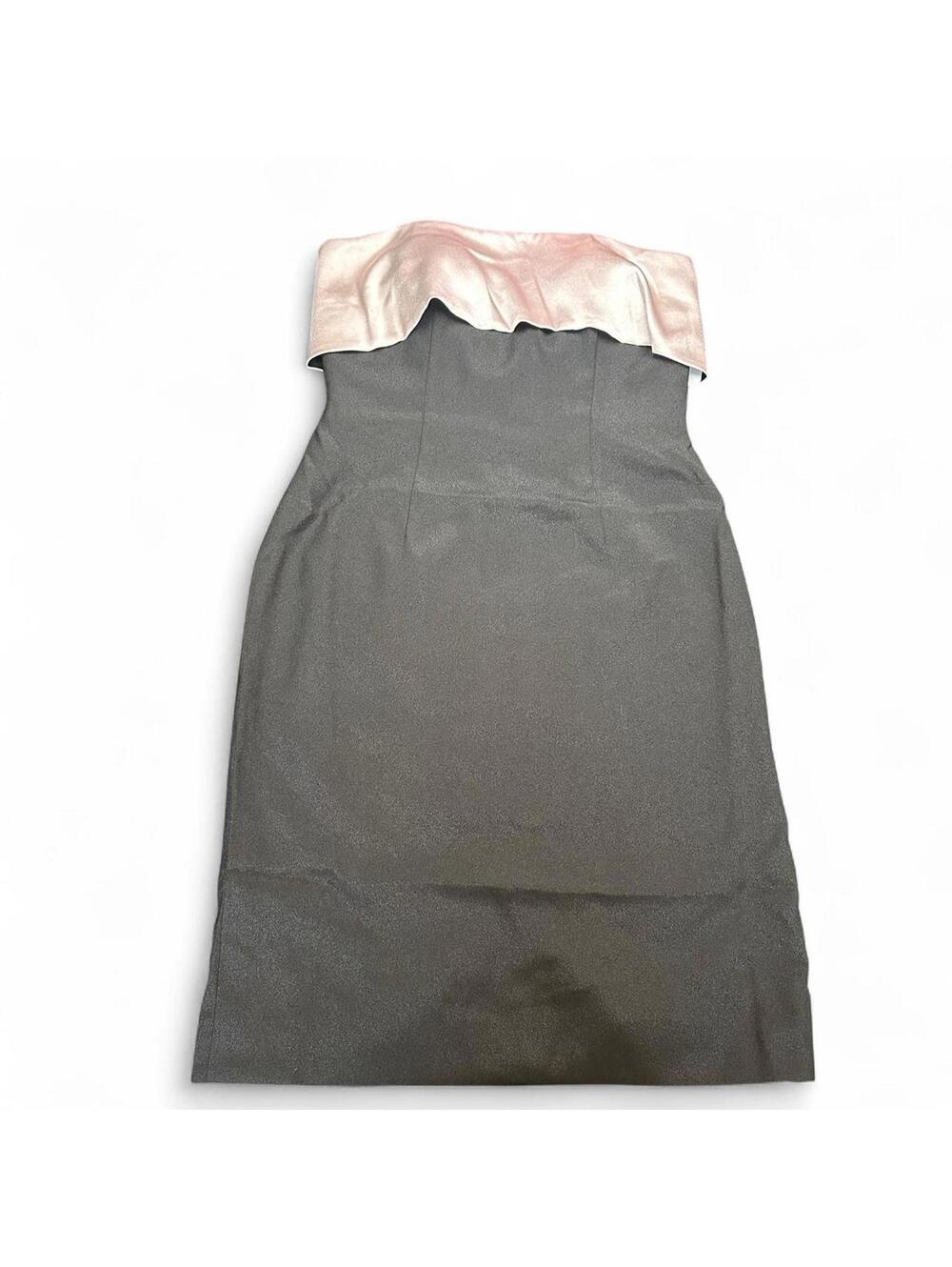 Strapless Mikado & Crepe Cocktail Dress- Rene Ruiz Collection- size 6  NWT
